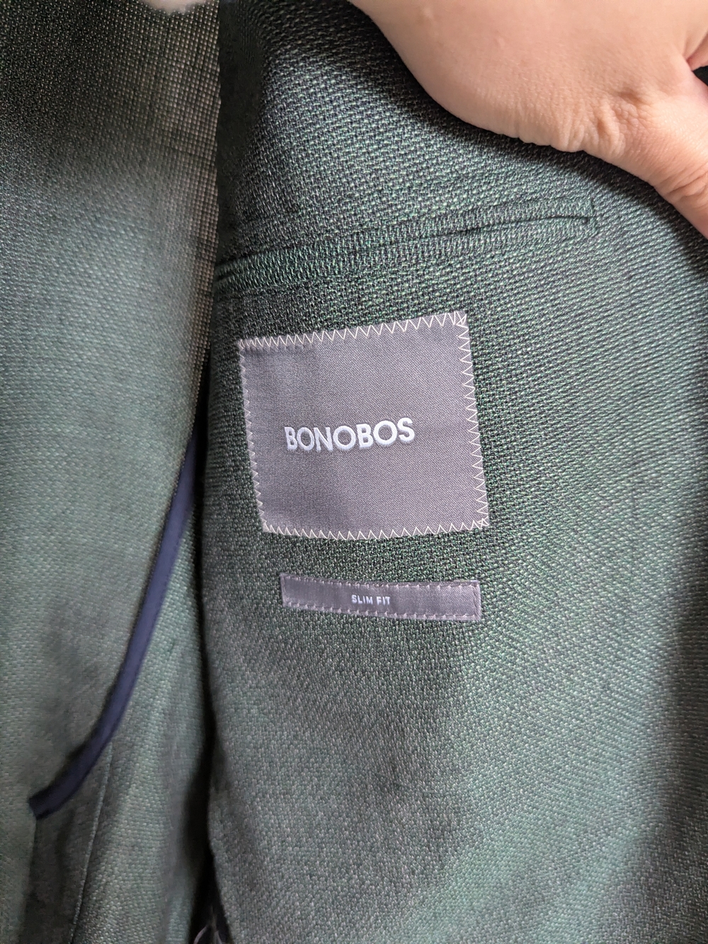 Bonobos Green Slim Fit Blazer - Picture 2 of 4